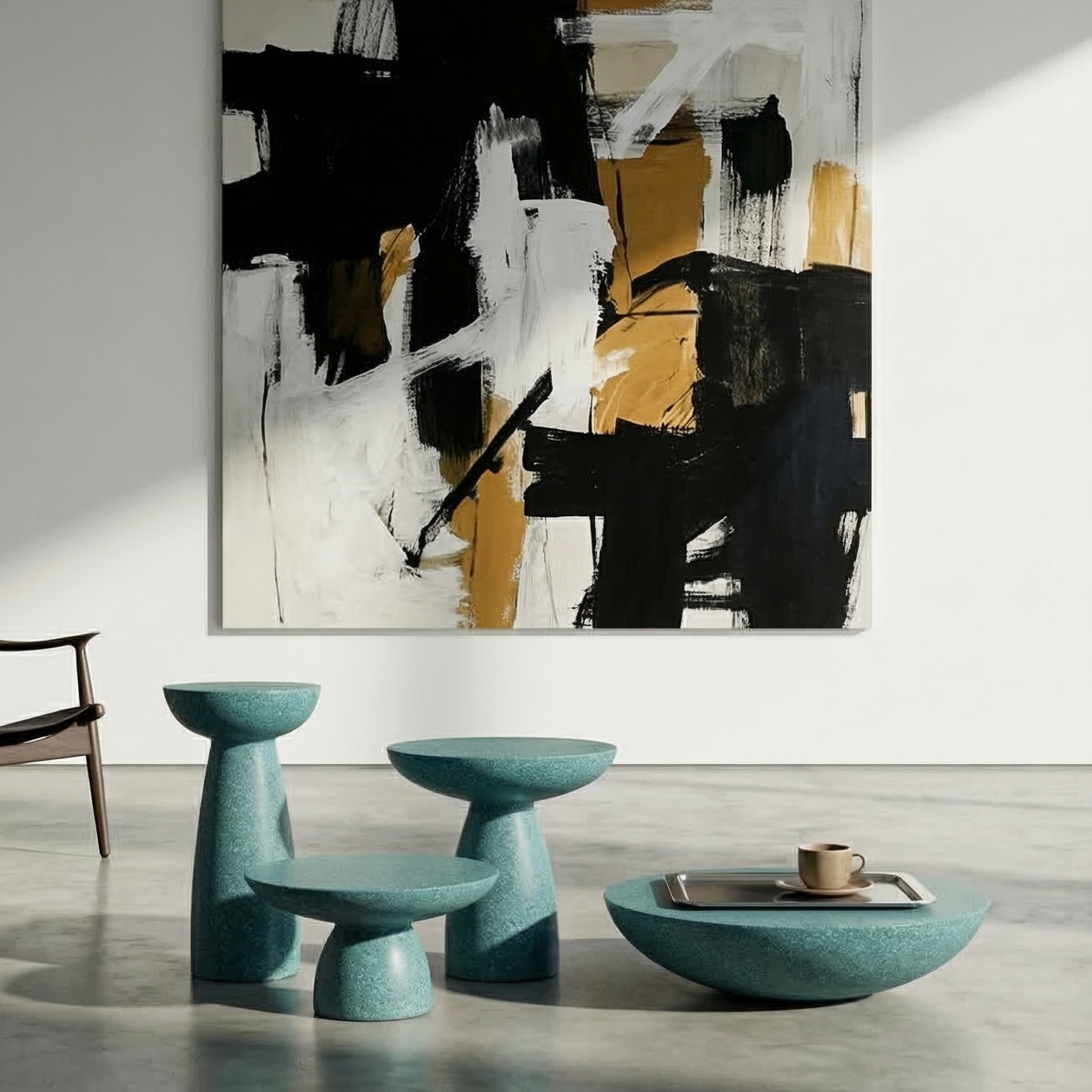 Agora Hafif Beton Sehpa